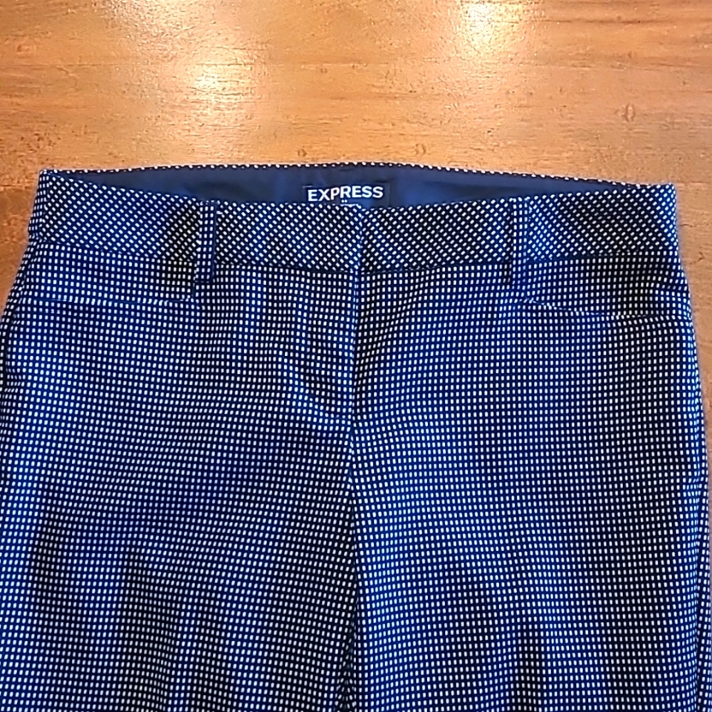 Blk/Wht Express Columnist Pants - Picture 2 of 4